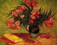 Gogh, Vincent van - Still Life, Vase with Oleanders and Books